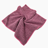 Serviette en fibre de charbon de bambou antibactérienne 40x40cm, chiffon de séchage pour vaisselle, chiffons de nettoyage absorbants, ensemble de serviettes en microfibre pour la cuisine