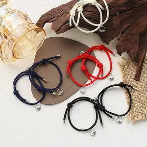 Hot selling couple bracelet seven colors hand-woven each other to attract couples Valentine's Day gift jewelry wholesale