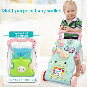 JXB, gran oferta, 3 en 1, andador ecológico <span class=keywords><strong>para</strong></span> bebés, material de marco de cartón con música <span class=keywords><strong>para</strong></span> entrenamiento de pesas infantil - Product Image 4