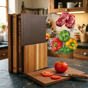 Planche à découper en bois d'<span class=keywords><strong>acacia</strong></span>, planches à découper en bois pour la cuisine avec poignée, planche à découper en bois naturel pour la préparation des aliments - Product Image 3