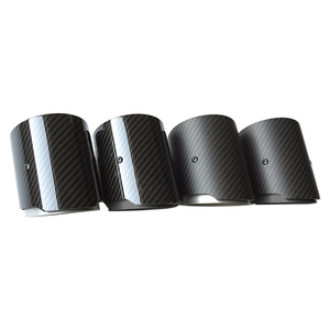 Nhà Máy giá phổ sợi carbon Clamp-on thể thao xe exhaust tip Chất lượng cao ống xả - Product Image 1