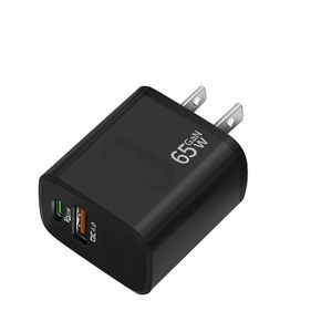 Nouveau 65W Double Interface USB PD Charge Rapide <span class=keywords><strong>WallCharger</strong></span> US EU Plug Protocole Complet QC4.0 PD35WAdaptateur Secteur pour Téléphone Mobile - Product Image 5