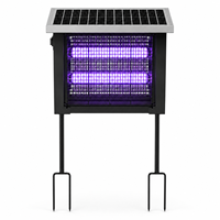 Lampe anti-moustiques UV LED rechargeable solaire OEM ODM pour l'extérieur, dispositif d'attraction des insectes et tue-moustiques électronique