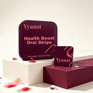 OEM/ODM Bandes buccales pour la beauté et le sommeil, en boîte violette foncée, 30 unités, complément relaxant pour une routine nocturne, compatible végétalien - Product Image 4