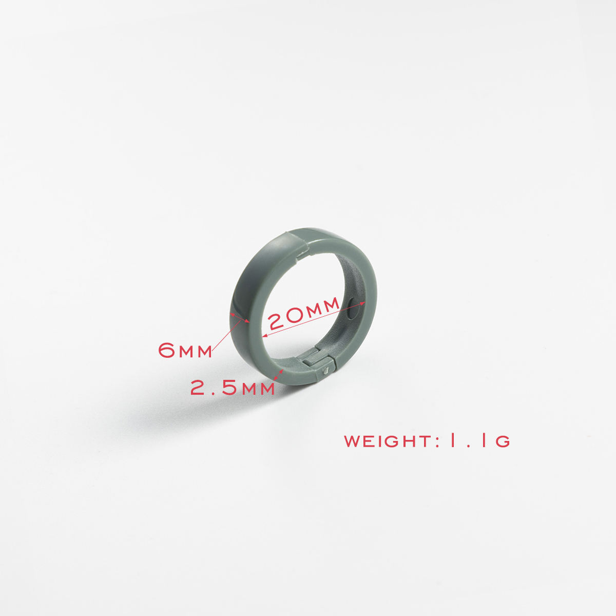 20 mm de ancho, 6 verde oscuro