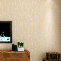 Papier Peint Intissé 3D Moderne pour Décoration Murale Salon Chambre à Rayures Vente en Gros