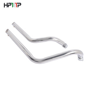 Tubo di Collegamento Scarico Modificato in Acciaio Inox per Honda <span class=keywords><strong>Shadow</strong></span> 1100 VT1100T - Product Image 2