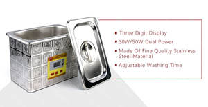 Mayuan <span class=keywords><strong>Mini</strong></span> tamaño 600ml máquina limpiadora de baño ultrasónica de acero inoxidable para teléfono móvil reloj joyería limpieza PCB - Product Image 3