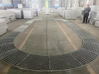 Grilles de sol en acier galvanisé à chaud pour drainage, grilles métalliques pour trottoirs, pour les Philippines