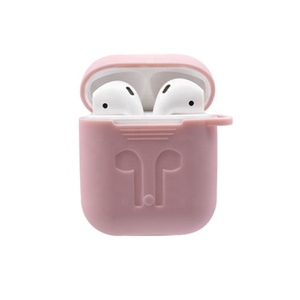Accessoires pour écouteurs en silicone épaissi personnalisés, motif en relief, étuis pour écouteurs <span class=keywords><strong>sans</strong></span> <span class=keywords><strong>fil</strong></span>, housses compatibles avec AirPods 1 2 - Product Image 1