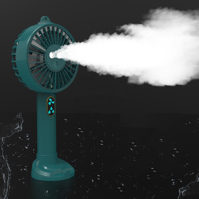 Hot Sale Customized LOGO Popular Handheld Cool Mist Fan Small Humidifier Fan for Outdoor Use