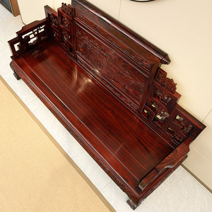 Muebles de Madera de Redwood Estándar Nacional, Juego Completo para Sala de Estar, Modelo de Lujo, Multifuncional, Estilo Villa China, Estilo Indonesio - Product Image 5