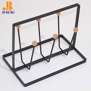 JB-tendedero <span class=keywords><strong>de</strong></span> vajilla, bandeja <span class=keywords><strong>escurridor</strong></span> <span class=keywords><strong>de</strong></span> <span class=keywords><strong>platos</strong></span>, organizador <span class=keywords><strong>de</strong></span> cocina, Perchero <span class=keywords><strong>de</strong></span> <span class=keywords><strong>madera</strong></span> y alambre para escritorio - Product Image 4