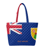 Sac fourre-tout matelassé Yap Flag pour femme, sacs à main de travail, sacs fourre-tout légers à ouverture supérieure pour le voyage, l'université et la plage