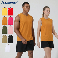 Kuenzi Vente en gros, Prêt à expédier, Logo personnalisé, Prix avantageux, Débardeur streetwear vierge 100% Coton 230GSM grammage lourd pour Hommes