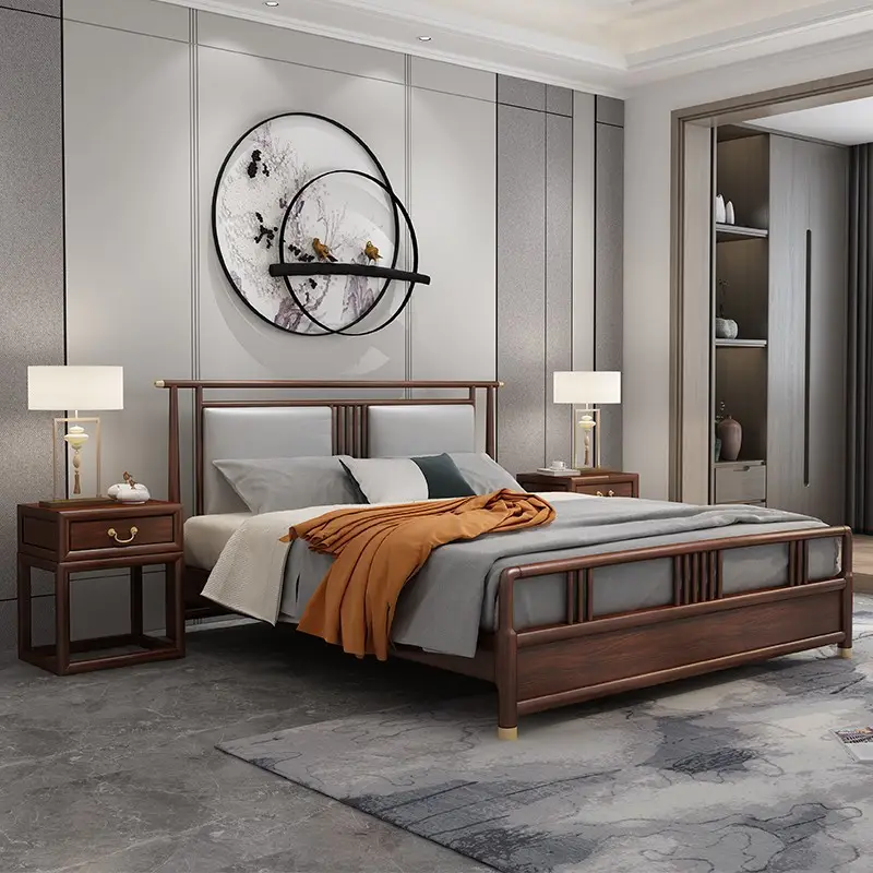 Fengrise — ensemble de chambre à coucher européen, style nouveau, luxueux, taille king, meubles modernes, combinaison