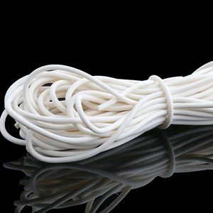 丸型シリコンゴムスポンジフォームシールストリップコード高温耐熱断熱材4mm - Product Image 1