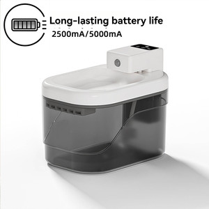 Fontaine <span class=keywords><strong>à</strong></span> eau sans fil pour animaux de compagnie, distributeur d'eau intelligent automatique pour chats, rechargeable sur batterie, séparation eau propre et eau <span class=keywords><strong>sale</strong></span> - Product Image 5
