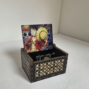 Mini boîte à musique à manivelle, thème de navigation, boîte à musique à manivelle en bois, thème Anime - Product Image 3
