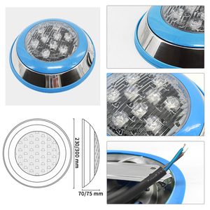 Lumière LED sous-marine en acier inoxydable IP68 pour <span class=keywords><strong>piscine</strong></span>, lumière extérieure sous-marine, lumière de fontaine pour aménagement paysager - Product Image 2