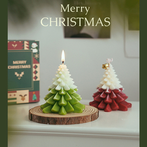 AIKUN Christmas Tree Fragrance <b>Candles</b> Custom Decorative Handmade Home Fragrance Soy Wax Aromatic <b>Candles</b> for <b>Gift</b> - Product Image 6