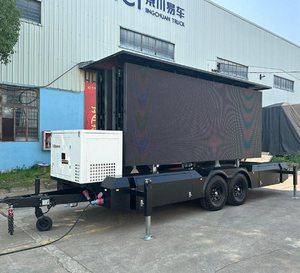 Extérieur P10 Mobile Véhicule Marketing <span class=keywords><strong>DoubleSide</strong></span> Led Remorque Commercial Rotatif Publicité Panneau D'affichage Écran Géant - Product Image 2