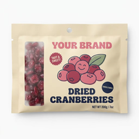 Sachet Doypack Personnalisé avec Logo, Fenêtre, Qualité Alimentaire, Mat, Scellé sur Trois Côtés, en PET/PE, pour Emballage de Noix Mélangées, Fruits Secs et Snacks – Vente en Gros