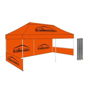 600D water proof folding pop up canopy custom printed advertising canopy enclosed gazebo lightweight gazebo roofing materials