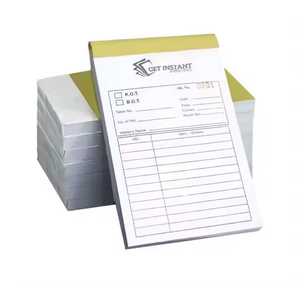 Carnet <span class=keywords><strong>de</strong></span> reçus <span class=keywords><strong>de</strong></span> location autocopiants personnalisé en <span class=keywords><strong>3</strong></span> feuillets, formulaires NCR <span class=keywords><strong>de</strong></span> haute qualité avec taille et logo sur mesure, 4 reçus par page pour usage professionnel - Product Image 2