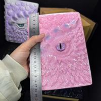 Kindfull Vente à Chaud Classique Yeux de Démon 3D Résine Dragon Livre Décoration Bloc-Notes Pratique pour Dessin et Écriture