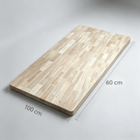 Panel de Madera de Caucho Maowei con Unión Dentada, Ecológico, Rectangular, Contemporáneo, para Cajones de Gabinetes y Marcos de Sofás