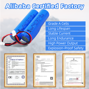 18650 חם מכירה <span class=keywords><strong>3.7v</strong></span> 1200mah נטענת ליתיום נטענת עבור הוביל חירום אור/מנורה - Product Image 2