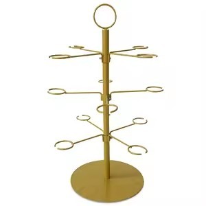 Expositor de Cócteles de 2 Niveles con Logotipo Personalizado, Color Rosa/Negro/Dorado, con 6/8 Brazos, para Bodas, Exhibición de Botellas de Vino, para <span class=keywords><strong>España</strong></span>, Yichang, Paulane - Product Image 4