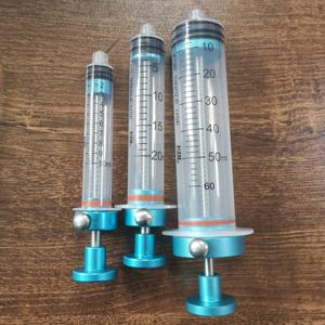 حقنة شفط دهون يدوية عالية الجودة بسعة 10 مل، 20 مل، 50 مل مع جهاز شفط الدهون مصنوعة من الفولاذ والبلاستيك والتيتانيوم - Product Image 4