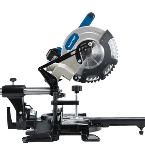 Sierra <span class=keywords><strong>de</strong></span> <span class=keywords><strong>Inglete</strong></span> Deslizante LUXTER Inalámbrica <span class=keywords><strong>de</strong></span> Litio <span class=keywords><strong>de</strong></span> 8" con Bisel Simple para Cortar Aluminio, <span class=keywords><strong>Madera</strong></span> y Plástico, Herramienta Sola para Carpintería - Product Image 4