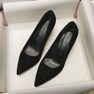 Zapatos de Tacón Alto Negros para Mujer, Estilo 2026, Tacones Finos, Cómodos, Punta en Pico, Zapatos Profesionales de Una Sola Pieza - Product Image 2
