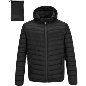 Chaqueta Acolchada Ligera y Plegable con Capucha para Hombre, de Outdoor Ventures, Abrigo Aislante de Invierno para Nieve, Esquí y Viajes - Product Image 1