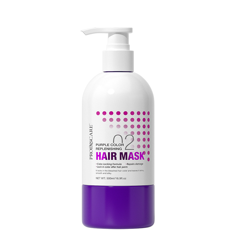 Maschera per capelli viola