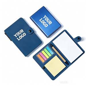 Wholesale Personalized Logo Kraft Paper Mini <b>Small</b> <b>Notebook</b> Memo Pads Promo Business Gift Custom Notepads With Pen Sticky Notes - Product Image 1