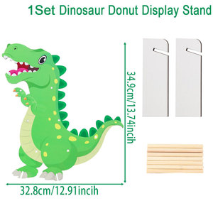 Lot de 2 présentoirs en bois <span class=keywords><strong>licorne</strong></span> pour donuts, supports muraux pour noix, pour mariage, baby shower, anniversaire, outils de pâtisserie - pour la <span class=keywords><strong>décoration</strong></span> de fête - Product Image 4