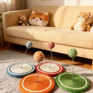 Juguetes para mascotas, juguetes de cuerda de cáñamo, bolas de sisal, juguetes para gatos, juguetes rascadores para gatos, juguetes para mascotas, juguetes de sisal, juguetes para provocar a los gatos - Product Image 2