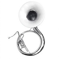 En gros, Instruments de musique en alliage nickel-argent de la marque Sun : Euphonium, Sousaphone, Tambour à cloche, Tuba basse, Instruments à vent en cuivre