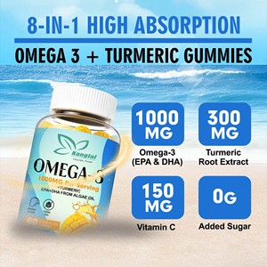 Gommose <span class=keywords><strong>Omega</strong></span> 3 OEM ODM con Vitamina A e Acidi Grassi <span class=keywords><strong>Omega</strong></span> 3 Totali, Estratto di Pepe Nero, Ottimo Antiossidante, Gommose al Zinco - Product Image 3