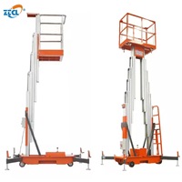 Plateforme élévatrice mobile à ciseaux en aluminium ZTCL 4-14M, petite plateforme élévatrice aérienne, plateforme de travail en hauteur - Leader