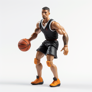 ของเล่นพีวีซีการ์ตูนนักกีฬาสแลมดังก์ของเล่นฟิกเกอร์แอ็กชันฟิกเกอร์สะสมดาวกีฬาสั่งทำ3D - Product Image 5