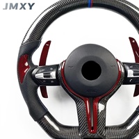 Pour BMW F10 F20 F30 F34 F80 E46 E90 M2 M3 personnalisé nouveau volant de voiture en fibre de carbone sport à fond plat