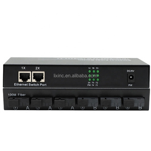 Convertisseur de média OEM <span class=keywords><strong>MC</strong></span> 10/100M Fibre avec 3 fibres et 2 RJ45 pour les réseaux FTTH 4G et 3G - Product Image 1