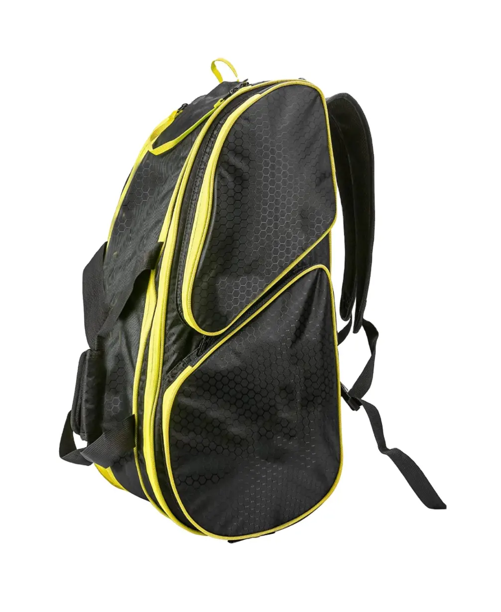 Saco duffle de tênis com 7 raquetes de capacidade, equipamentos de esportes de squash, mochila de pickleball