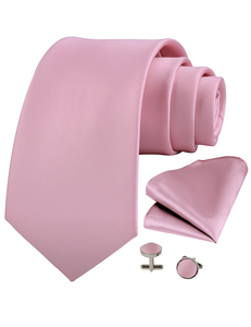 Cravates de luxe en <span class=keywords><strong>soie</strong></span> pour hommes, couleur <span class=keywords><strong>unie</strong></span>, noir, or, <span class=keywords><strong>cravate</strong></span> Paisley, boutons de manchette carrés, ensemble, <span class=keywords><strong>cravate</strong></span> de fête de mariage pour hommes - Product Image 5