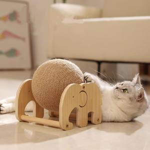 Jouets interactifs pour chat en <span class=keywords><strong>sisal</strong></span> Gratte-balle pour chat Éléphant mignon Gratte-chat - Product Image 2